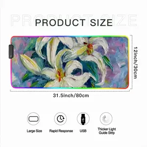 Lilies Keyboard Mouse Pad (Illuminated)