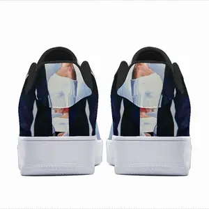 Men Drama - Pink White Office Art Low Top Shoes