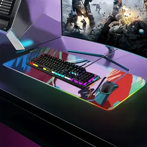 Large Red Keyboard Mouse Pad (Illuminated)