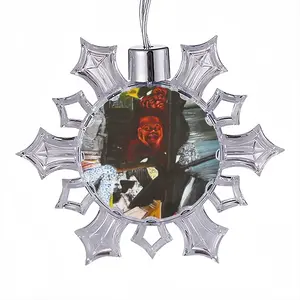 Kidnapped Christmas Pendant (Transparent Snowflake)