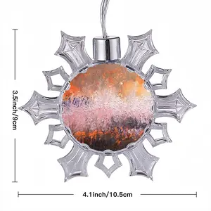 Birth Of Venus Christmas Pendant (Transparent Snowflake)