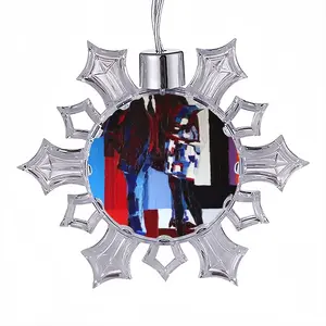 David And Victoria Beckham The Eternal Lovers Christmas Pendant (Transparent Snowflake)