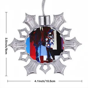 David And Victoria Beckham The Eternal Lovers Christmas Pendant (Transparent Snowflake)