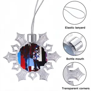 David And Victoria Beckham The Eternal Lovers Christmas Pendant (Transparent Snowflake)