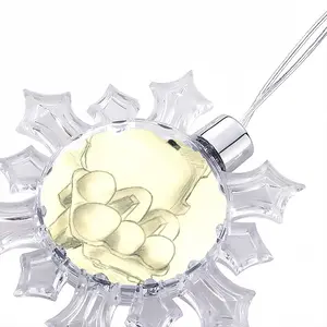 6 Eier Im Karton Six Eggs In The Cardboard Christmas Pendant (Transparent Snowflake)