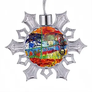 73 Christmas Pendant (Transparent Snowflake)