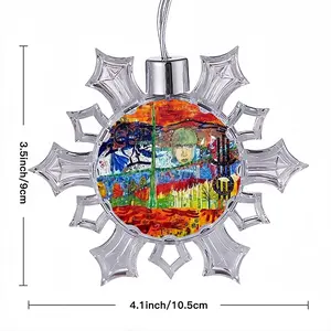 73 Christmas Pendant (Transparent Snowflake)