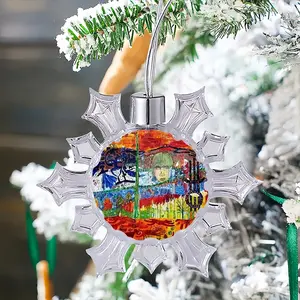 73 Christmas Pendant (Transparent Snowflake)