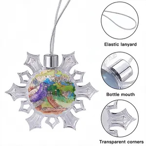 The Lee - Drawing Christmas Pendant (Transparent Snowflake)