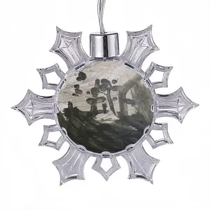 Cold Turkey Christmas Pendant (Transparent Snowflake)