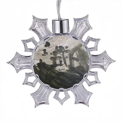 Cold Turkey Christmas Pendant (Transparent Snowflake)