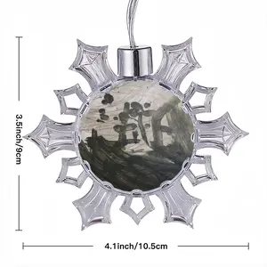 Cold Turkey Christmas Pendant (Transparent Snowflake)