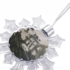 Cold Turkey Christmas Pendant (Transparent Snowflake)