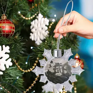 Cold Turkey Christmas Pendant (Transparent Snowflake)