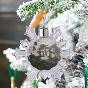 Cold Turkey Christmas Pendant (Transparent Snowflake)