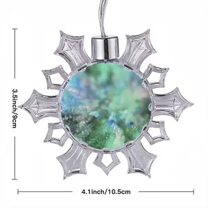 Growth 74 Seconds Christmas Pendant (Transparent Snowflake)