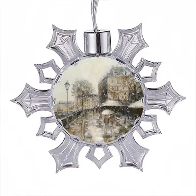 La Vie Parisienne Christmas Pendant (Transparent Snowflake)