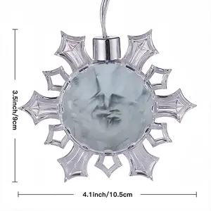 Silence Ii Christmas Pendant (Transparent Snowflake)