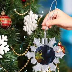 Abroad Christmas Pendant (Transparent Snowflake)