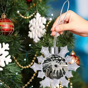 The Contact Christmas Pendant (Transparent Snowflake)