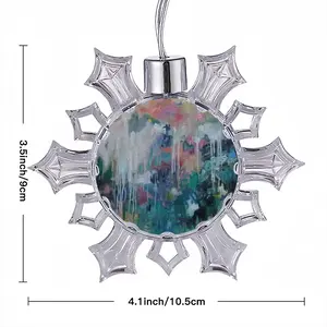 Dream On Christmas Pendant (Transparent Snowflake)