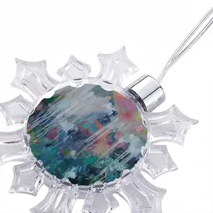 Dream On Christmas Pendant (Transparent Snowflake)