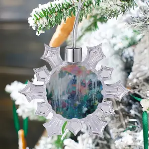 Dream On Christmas Pendant (Transparent Snowflake)