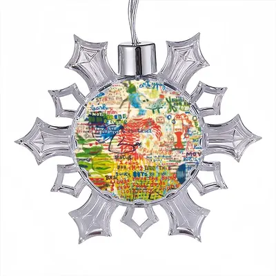 Artjpg Christmas Pendant (Transparent Snowflake)