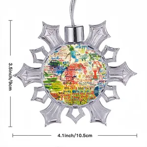 Artjpg Christmas Pendant (Transparent Snowflake)