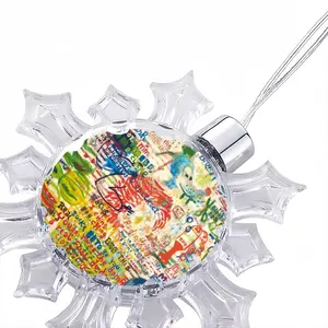 Artjpg Christmas Pendant (Transparent Snowflake)