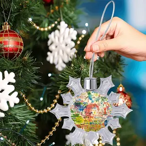 Artjpg Christmas Pendant (Transparent Snowflake)