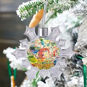 Artjpg Christmas Pendant (Transparent Snowflake)