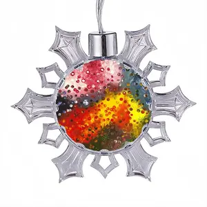 A Field Of Energy E Christmas Pendant (Transparent Snowflake)