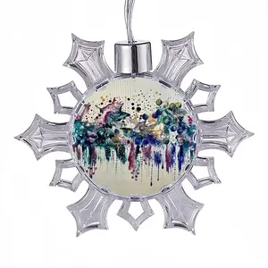 Awakening Q Christmas Pendant (Transparent Snowflake)