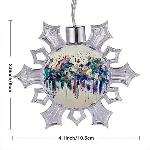 Awakening Q Christmas Pendant (Transparent Snowflake)