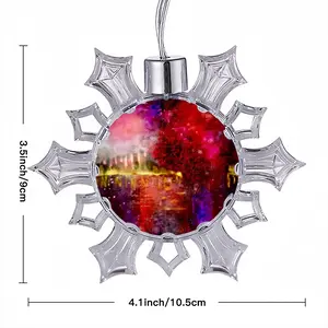 Bay Lights Christmas Pendant (Transparent Snowflake)