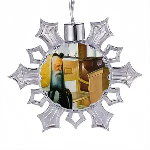 Lament Of The Temple Christmas Pendant (Transparent Snowflake)