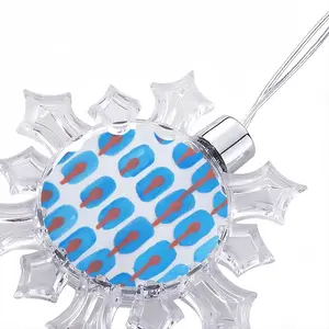 What Are You Thinking Christmas Pendant (Transparent Snowflake)