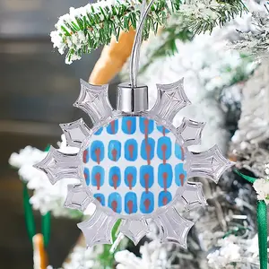 What Are You Thinking Christmas Pendant (Transparent Snowflake)