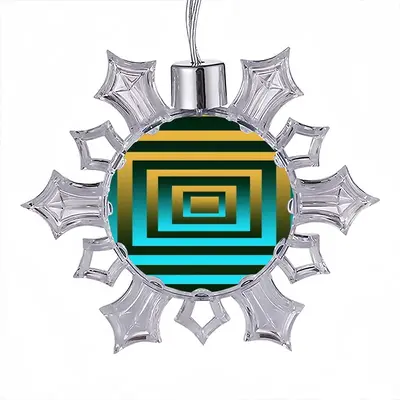 Geo Box 1 Christmas Pendant (Transparent Snowflake)