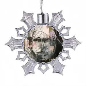 No 2 Christmas Pendant (Transparent Snowflake)