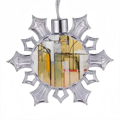 Connecticut Yankee Christmas Pendant (Transparent Snowflake)