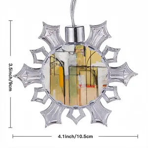 Connecticut Yankee Christmas Pendant (Transparent Snowflake)