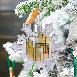 Connecticut Yankee Christmas Pendant (Transparent Snowflake)