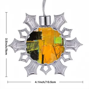 New York Christmas Pendant (Transparent Snowflake)