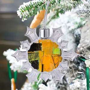 New York Christmas Pendant (Transparent Snowflake)