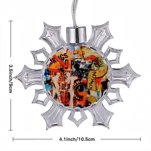 Dealer Christmas Pendant (Transparent Snowflake)