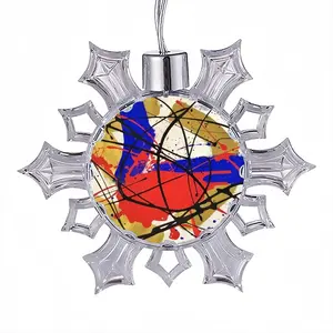 Meghan Christmas Pendant (Transparent Snowflake)