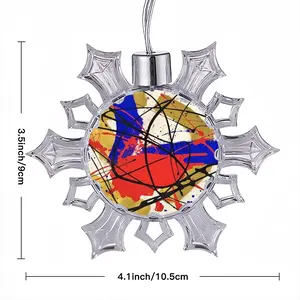 Meghan Christmas Pendant (Transparent Snowflake)