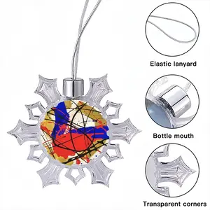 Meghan Christmas Pendant (Transparent Snowflake)